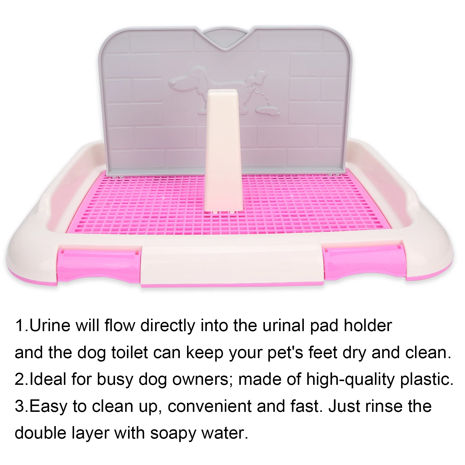 Dog Cat Pet Toilet Indoor Puppy Training Toilet Potty Fence Dog Scheduled Urination Potty Tray Products Tool Accessories Outdoor