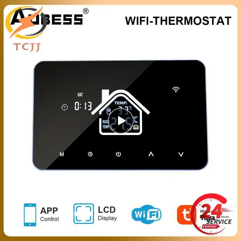 

Умный термостат Tuya, программируемый, с голосовым управлением, Wi-Fi, 220 В
