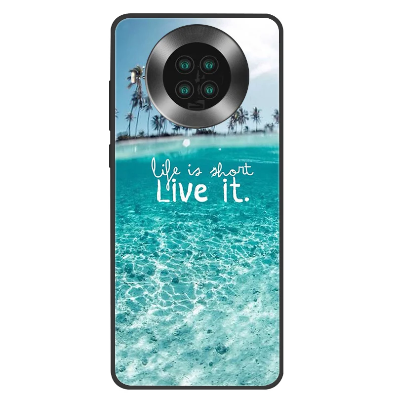 Silicone Cat Painted Soft Black Cover - Protective TPU Case