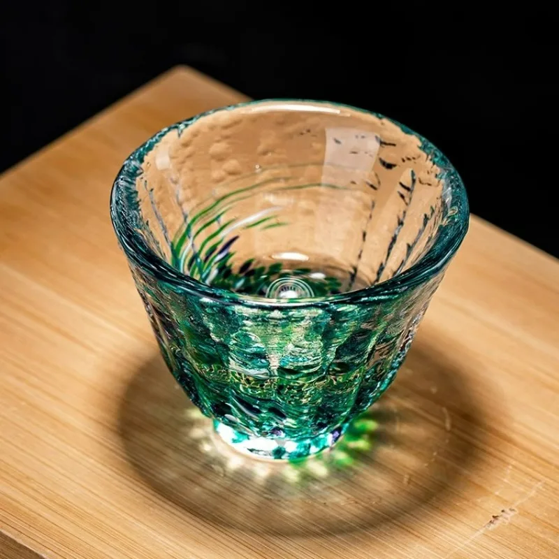 Tea Cup Wine Cup Wine Glass Spirits Cup Drinking Glasses Japanese Style Sake Cup Colorful Small Cocktail Glasses Cups