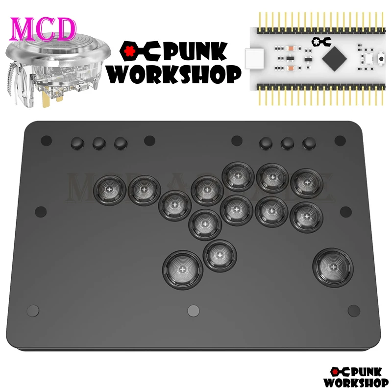 PUNK WORKSHOP MINI BOX v3 レバーレスコントローラー - テレビゲーム