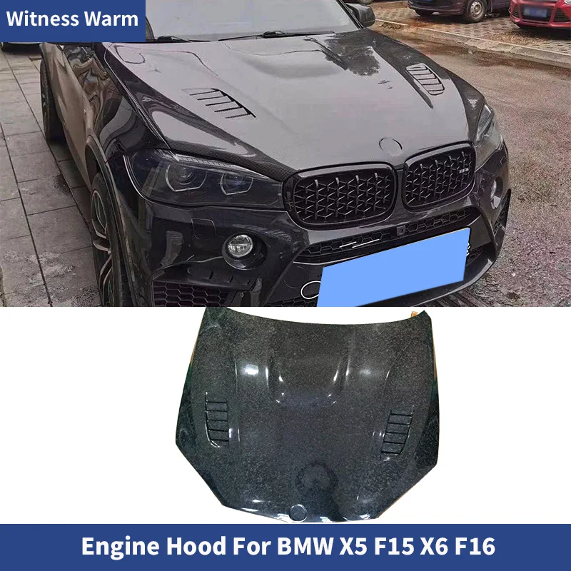 

For BMW X5 F15 X6 F16 Tuning 2013-UP Carbon Fiber/FRP/Forged Front Engine Cover Bonnet Hood body kit