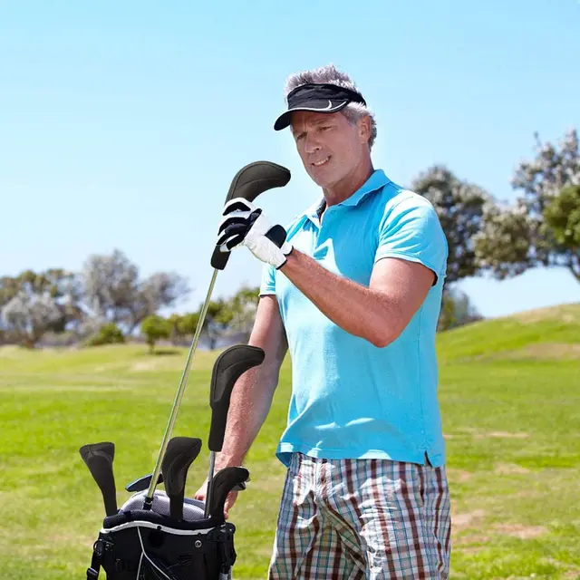 3Pcs Long-Neck Golf Head Covers 5