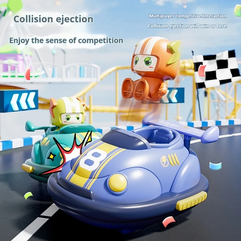 Battle Ejection Bump Kart Children'S Remote Control Car Toy Spray Bumper Car Multiplayer Competitive Drift Car Kid Boy Toys Gift 2