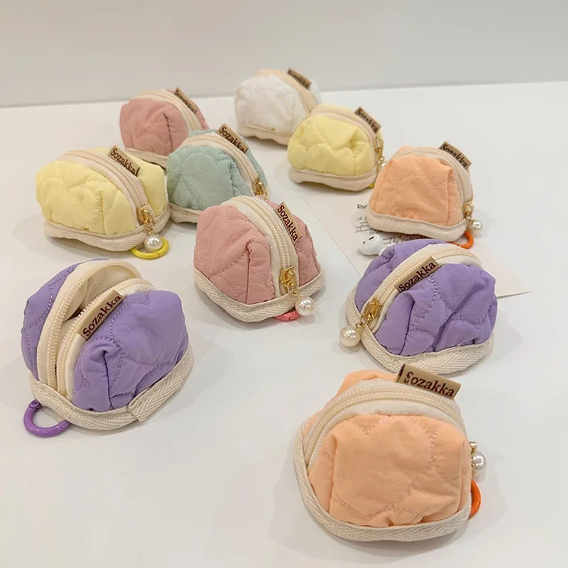 Cute Earphone Bag Pendant Mini Lipstick Storage Bag Fashion Coin Purse Multipurpose Student Wallet Headphone Bags Organization