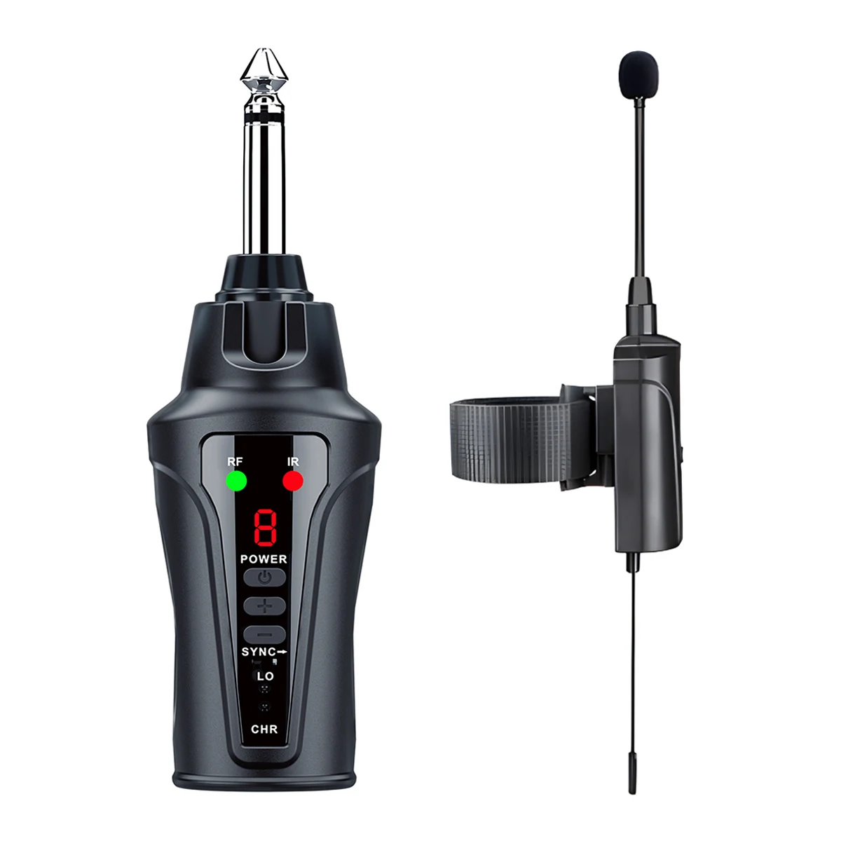 Wireless Flute Microphone System UHF for Flutist Playing Stage Performance Recording flute microphone system
