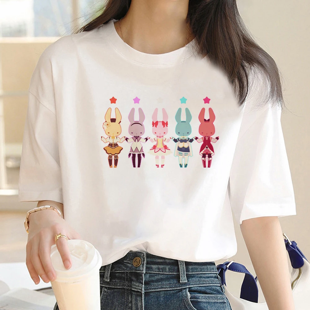 

Puella Magi Madoka Magica Tee women funny tshirt girl 2000s clothing