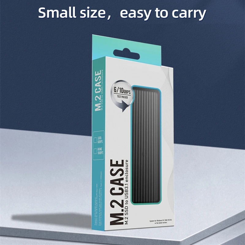 M.2 SSD Case Adapter For NVME PCIE NGFF SATA