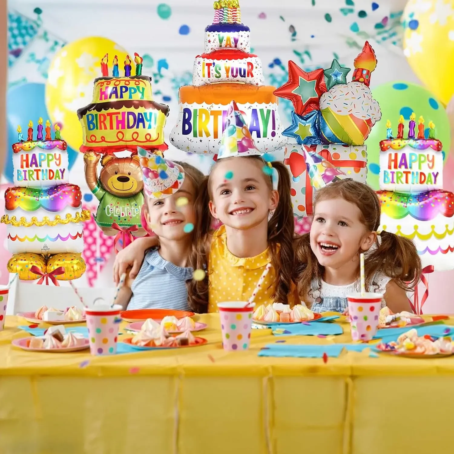 생일 축하 풍선, 40 인치 풍선, 호일 풍선, 파티 생일 장식, 5 개
