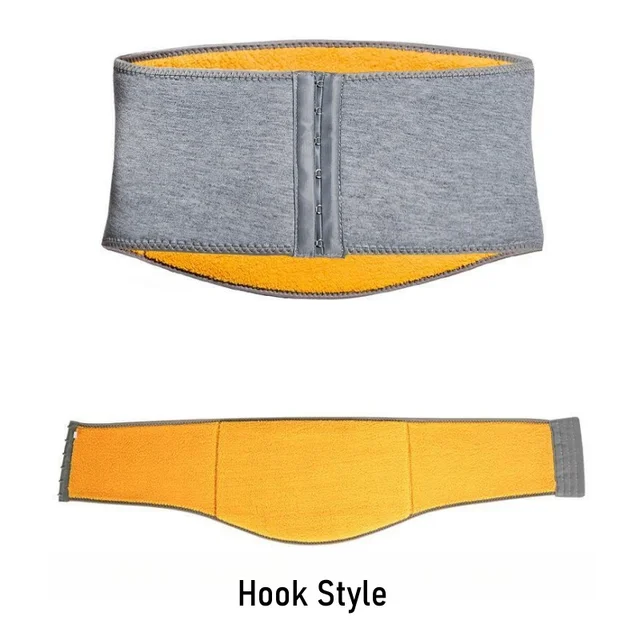 Men Women Winter Thicken Thermal Plush Waist Warmer Lumbar Support Belt Warm Abdominal Protector Stomach Body Wrap Band Brace 6