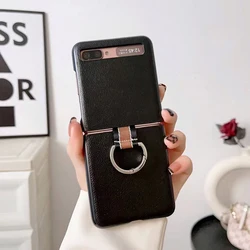 Coque hybride de protection en silicone de couleur unie avec support en anneau