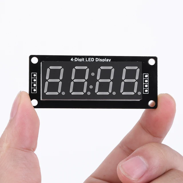 Led Number Display TM1637 0.36-inch 4-Digit 7-Segment LED Display ...