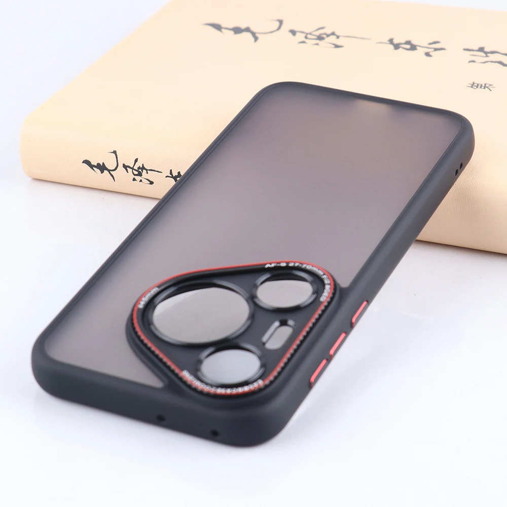 Durable Shockproof Matte Case with Metal Camera Lens Protection
