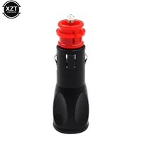 1Pcs Universal 12V-24V Car Cigarette Lighter Plug Socket Power Plug Connection Cigaret Socket Adaptor Male Plug 2