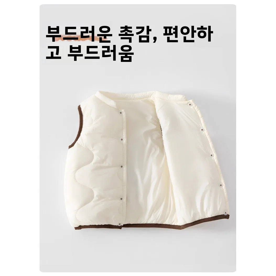 순면  조끼  및 영용 따뜻한 민소매 이너웨어 아우터웨어 편안하고 통기성 좋은 면 속옷