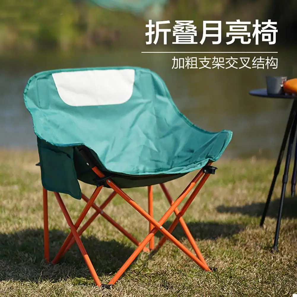 2024 Camping Chairs Lawn Chairs Portable Chair Support 150kg Foldable Chair Backpacking Chair 600D Oxford Cloth + Aluminum Alloy