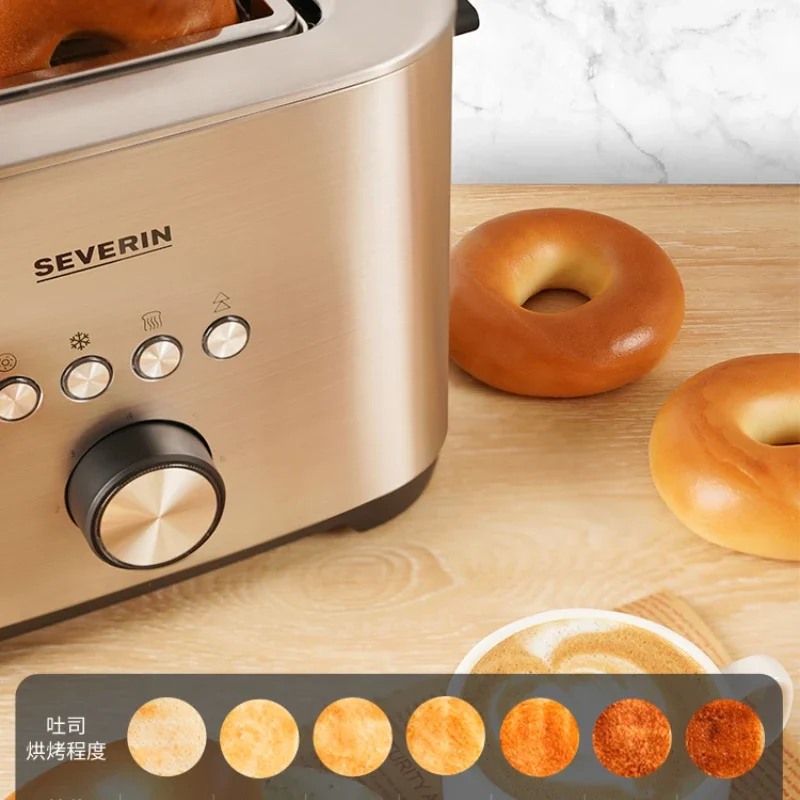 Toaster Home Breakfast Machine Multi-Function Thawing Heating Toaster Baking Bread Machine Maker Household Appliances 4