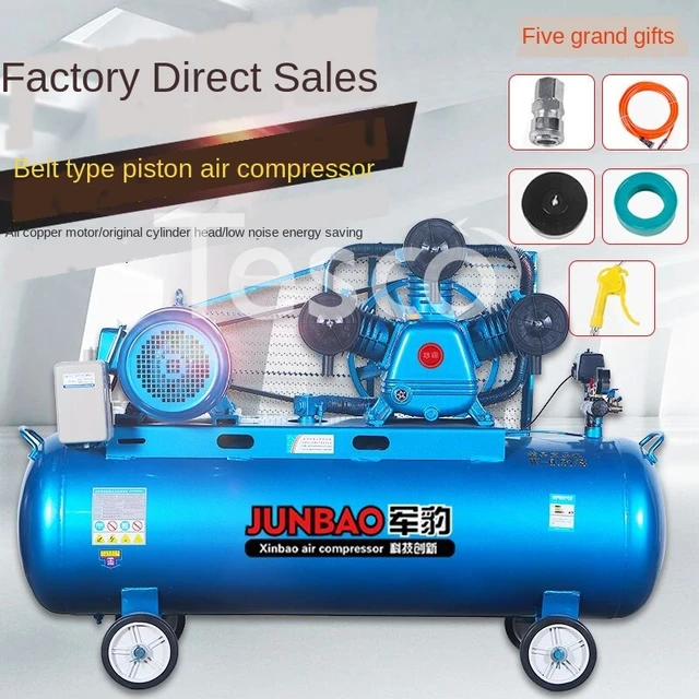 Silent oil-free air compressor large industrial-grade 380V air compressor  high-pressure air pump spray paint auto repair - AliExpress