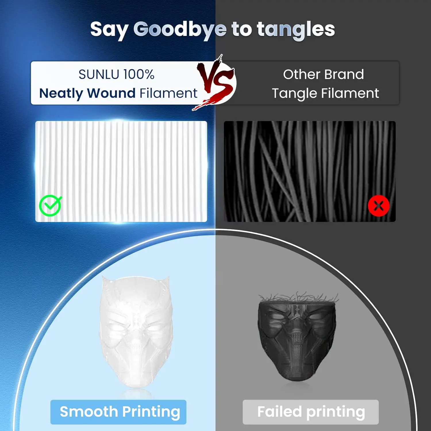 JAYO High Quality 3D Printer Filament 1.75mm