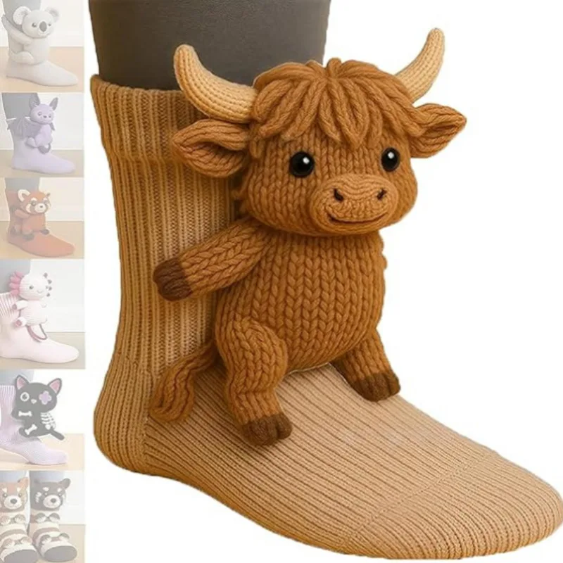 Chaussettes Drôles Chaussettes Amusantes En Coton Avec Motif De Lu00e9zard Hawau00efen Dansant Chaussettes Originales