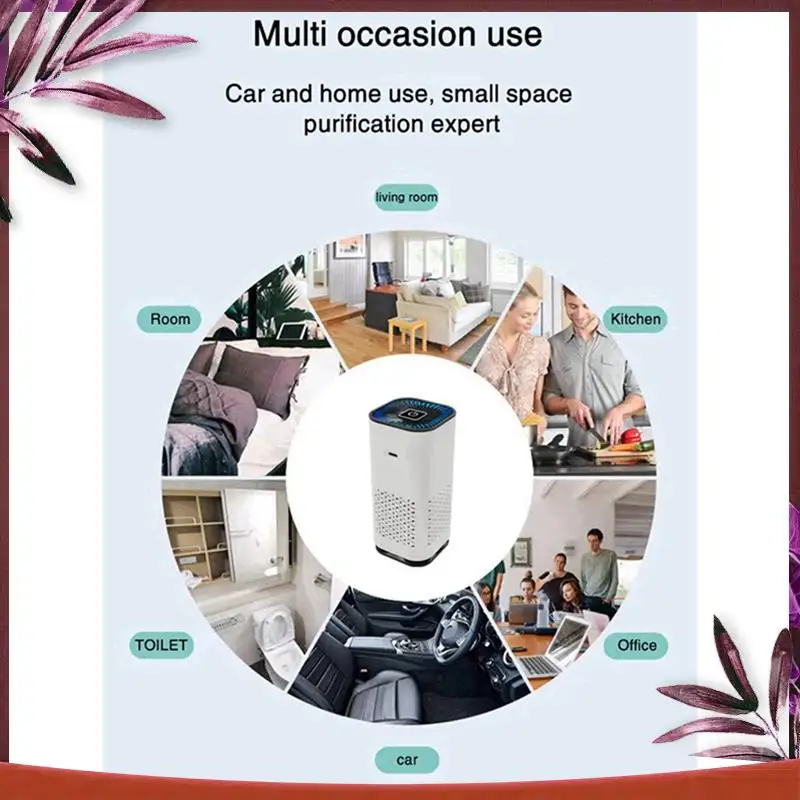 Durable Air Purifier Car Negative Generator Remove Formaldehyde Deodorizer Smoke Washer Vehicle Air Cleaner Home