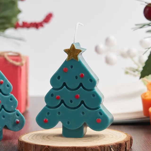 Cute Christmas Tree Candles - High Quality and Stylish Fragrance Decoration To Add Joy and Warm Atmosphere To The Festival