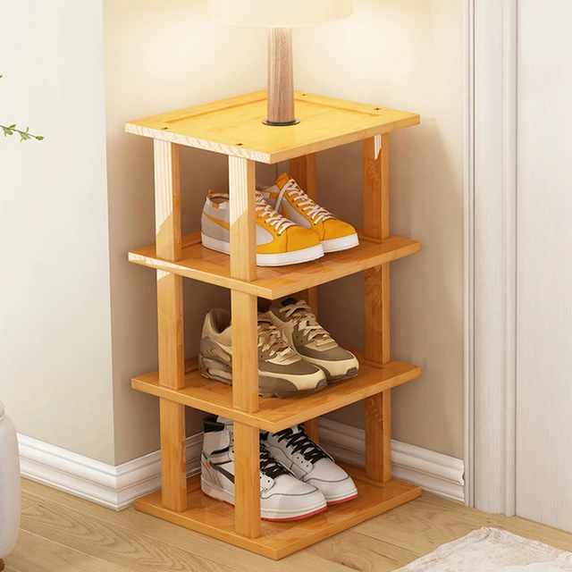 40/60/80CM Standing Shoe Racks Multi-Function Tall Skinny Shoe Organizer  Space Saving Free Stacking for Entryway Hallway Closet - AliExpress