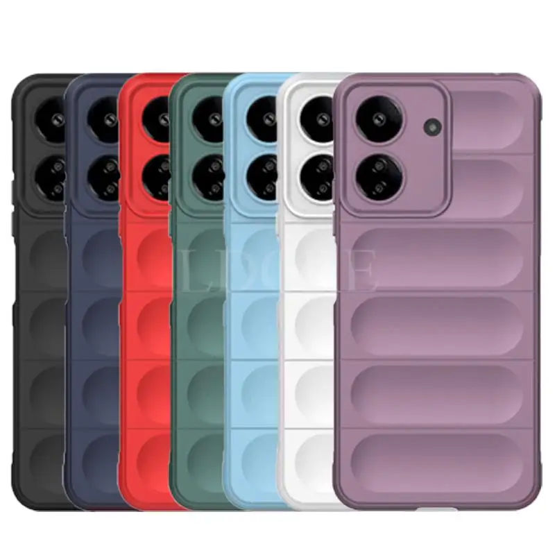 Per Xiaomi Redmi 13C Custodia In Silicone Cover Per Xiaomi Redmi 13C Cover Antiurto In Gomma Phone Protect Per Redmi 13C 12C 10C Case