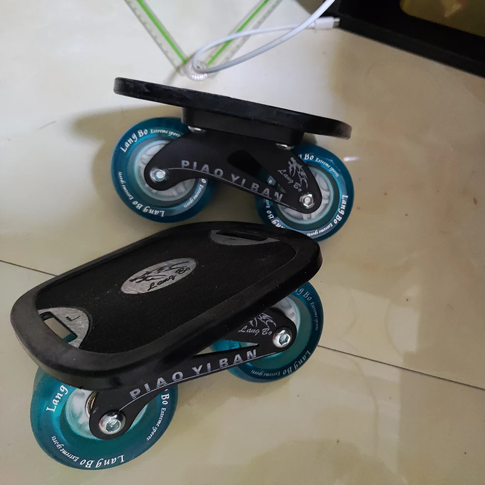 Skateboard Aluminium Alloy Mini Drift Short Board Roller 1 Pair