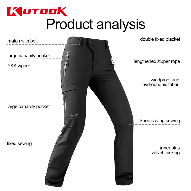 Women's Outdoor Trekking Softshell Cargo Hiking Pants