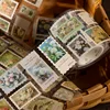 Yoofun 5.5x200cm Retro Post Sticker Tape Post Office Masking Washi Tape Retro Stamp Decorative Adhesive Tape Diy Scrapbooking 3