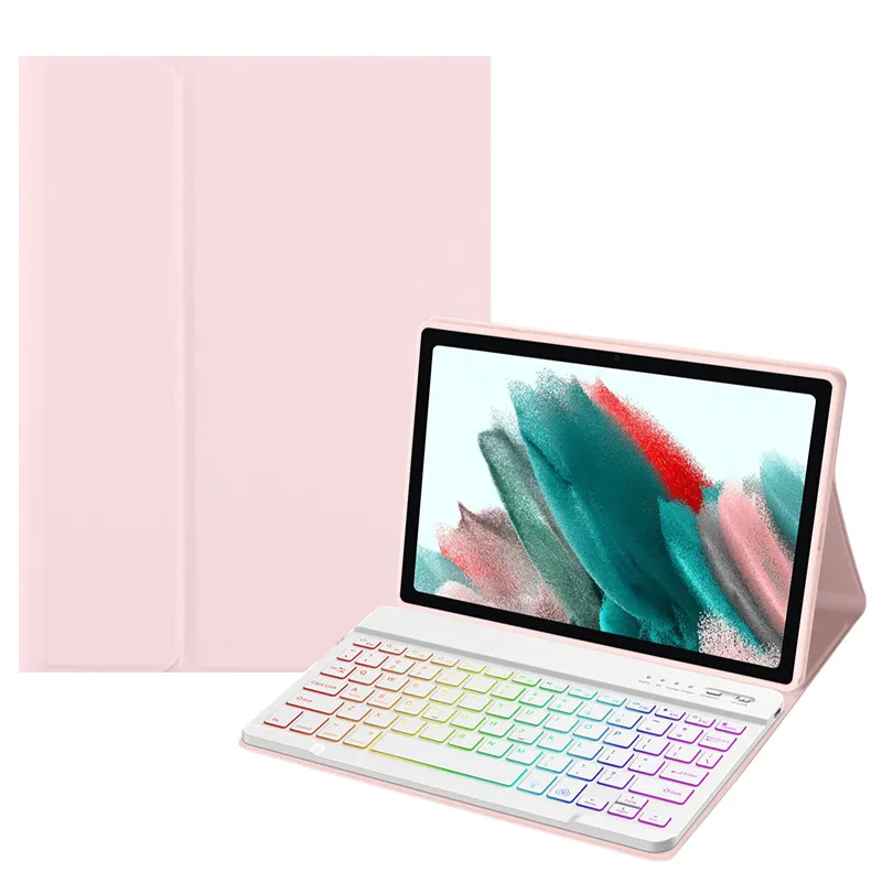 Capa para Honor Pad x8 Case 10.1 Polegada 2023 Capa do Teclado Tablet Shell para Funda Honor Pad x8 Capa Russo Espanhol Teclado Funda - Imagem 3