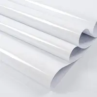 PVC Self Adhesive Wall Paper Shiny  White DIY Decorative Film Furniture Renovation Stickers Kitchen Cabinet Waterproof Wallpaper 2