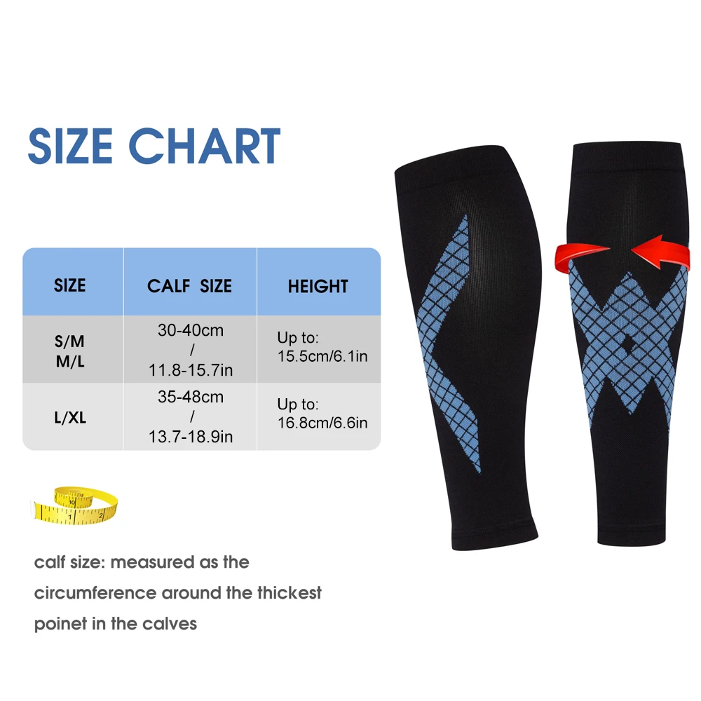 Leg Compression Sleeves for Circulation