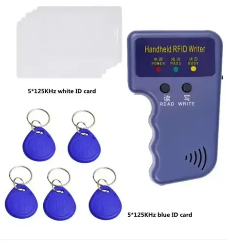 RFID Duplicator ID Handheld 125khz Key Copier Reader Writer Reader Card Cloner Programmer Writable Key Access Card Keyfobs - Image 11