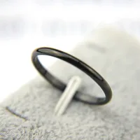 2mm Thin Stackable Ring Stainless Steel Plain Band Knuckle Midi Ring for Women Girl Size 3-12 - Image 5