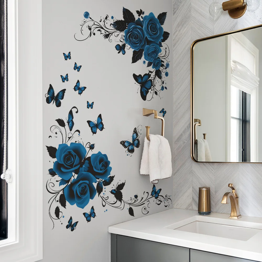 Blue Butterfly Wall Stickers 1