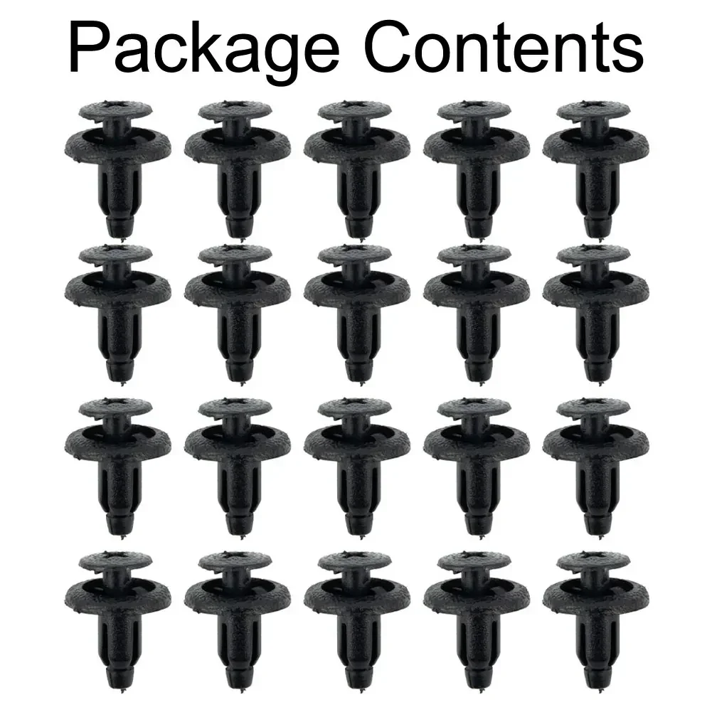 KSJFEQS [Replacement] 20 pz Vite in Plastica for Honda Vite in Plastica di Fissaggio Clip Carenatura 90683-GR1-003 90683-MBW-003 Accessori for Auto