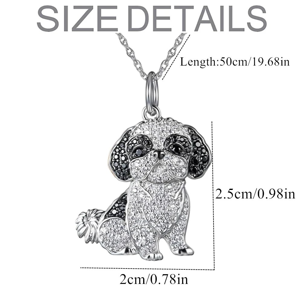 Cute Shih Tzu Pendant Necklace Pawgiftz