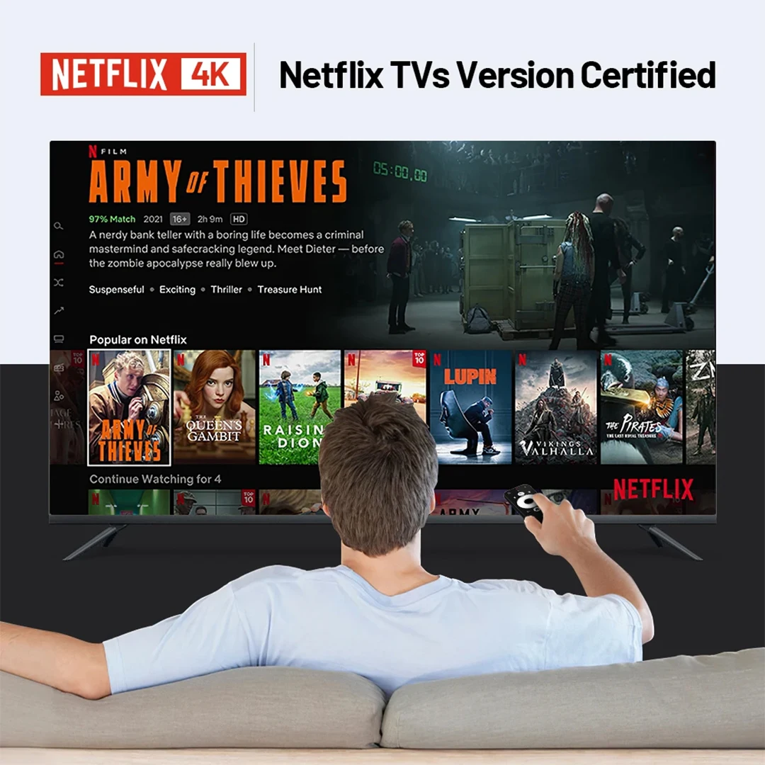 Global Version Android13 AllwinnerH313 Smart TV Stick Netflix IATV 4K HDR10+ Dual 2.4G5GWifi Youtube Streaming Media Player Q2