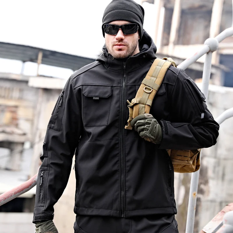 Waterproof Hooded Jacket For Men - Stylish And Functional Outdoor