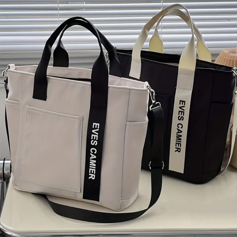 Borsa alla Moda con Manici Superiori, Tracolla Regolabile Staccabile, Borsa a Spalla di Grande Capacità, per Donne, Ideale per lo Shopping Quotidiano - immagine 2