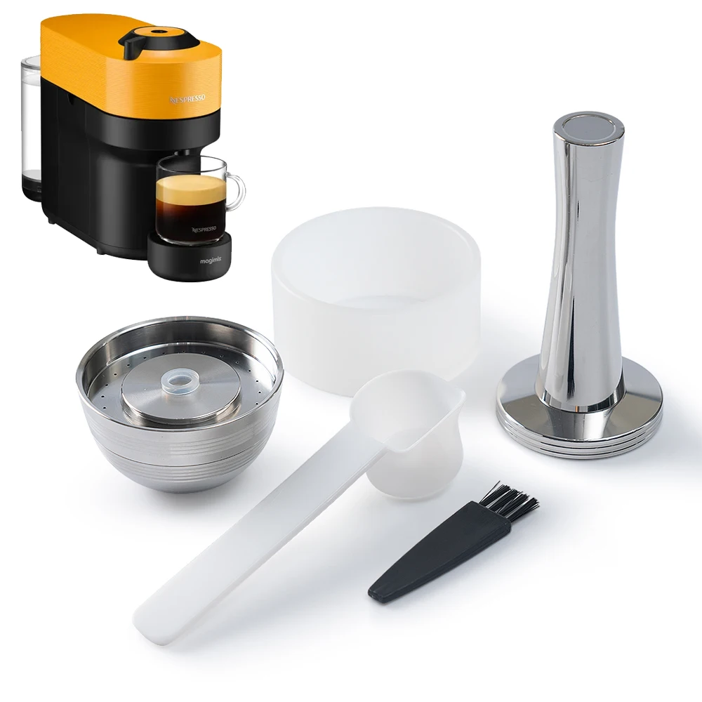 Capsula Di Caffè Riutilizzabile Per Macchina Da Caffè Vertuo Next Cialde Riutilizzabili In Acciaio Inossidabile Compatibili Con Capsule Originali