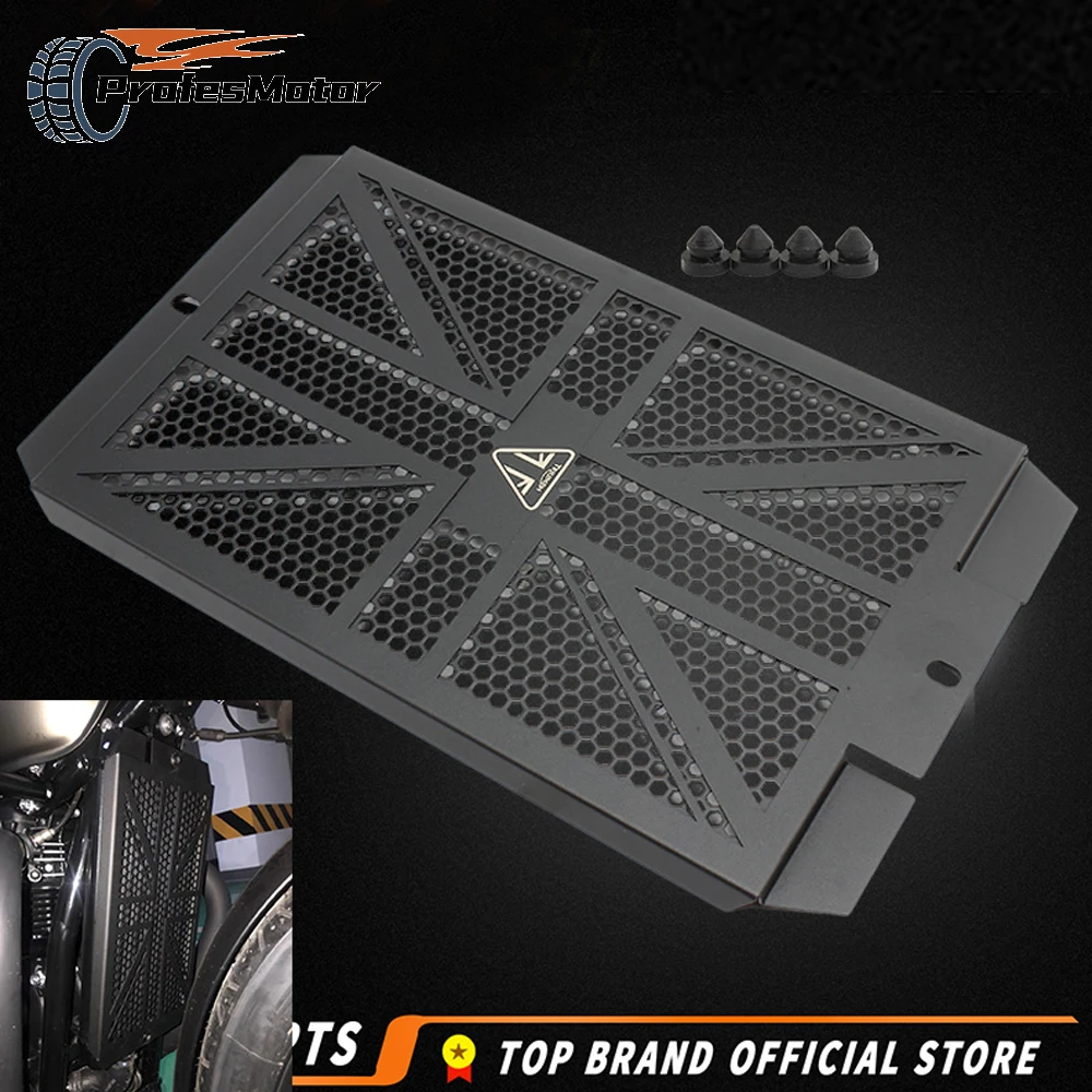 

For Triumph Bonneville Bobber T120 T100 Cafe Racer Radiator Grille Protection Street Dustproof Waterproof Motorcycle Accessories
