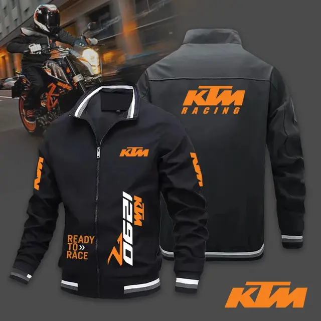 オートバイレースktmジャケット男性用,アウトドアバイク,スポーツ 