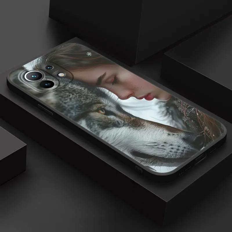 Animal Design Phone Case - Lion, Wolf, Tiger Cover