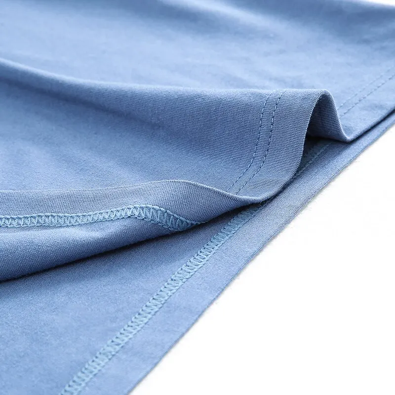 Summer Men's Solid Color Versatile Basic Round Neck Short Sleeved T-shirt Slim Fit Comfortable Ice Top For Women To Wear