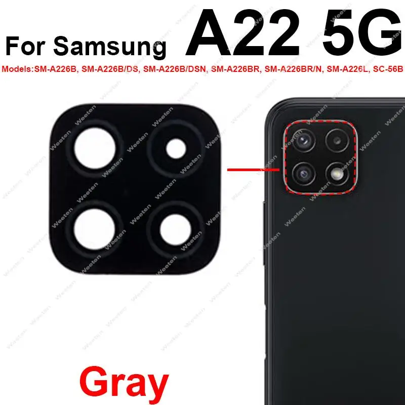 Enhanced Camera Glass Lens with Adhesive Repair Parts