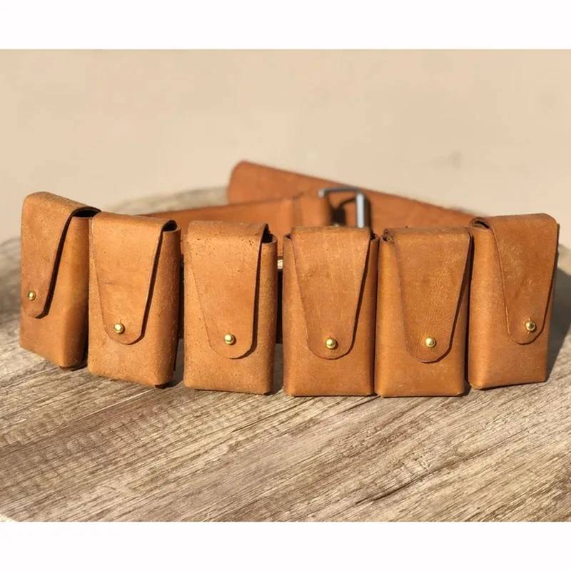 e*3様 ベルトポーチ グランジ スチームパンクタスケンサンドピープルレザーベルトポーチ騎兵隊