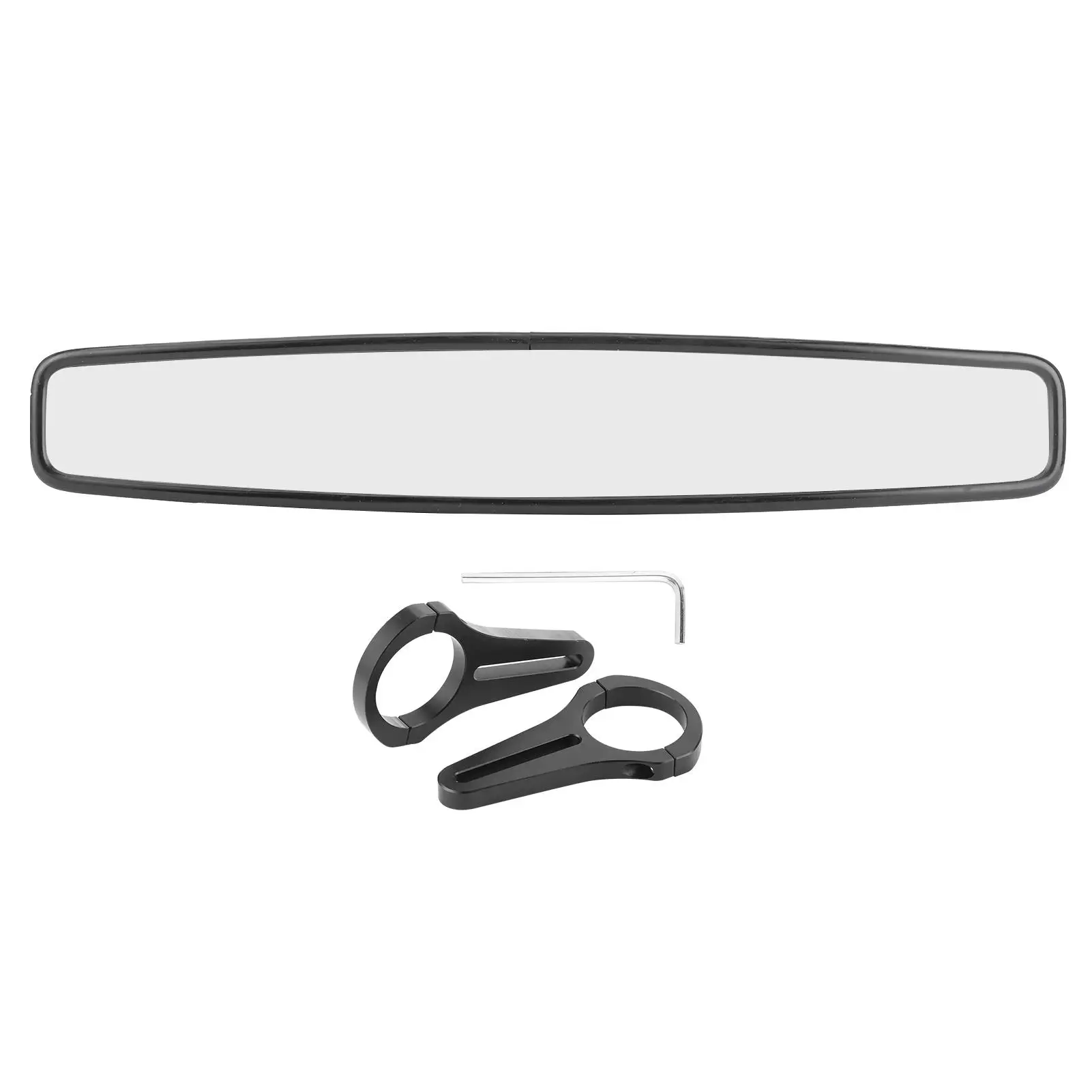 1.75in Interior Rearview Mirror Wide Angle View Accessory Fit for Yamaha Rhinos ATV UTV Vintage Car Spare Parts